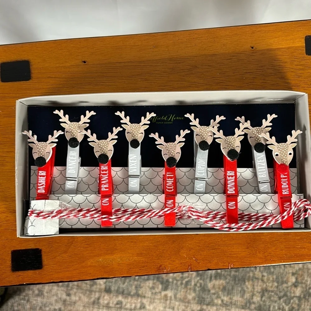 Sheffield Home Christmas Card Garland Clips